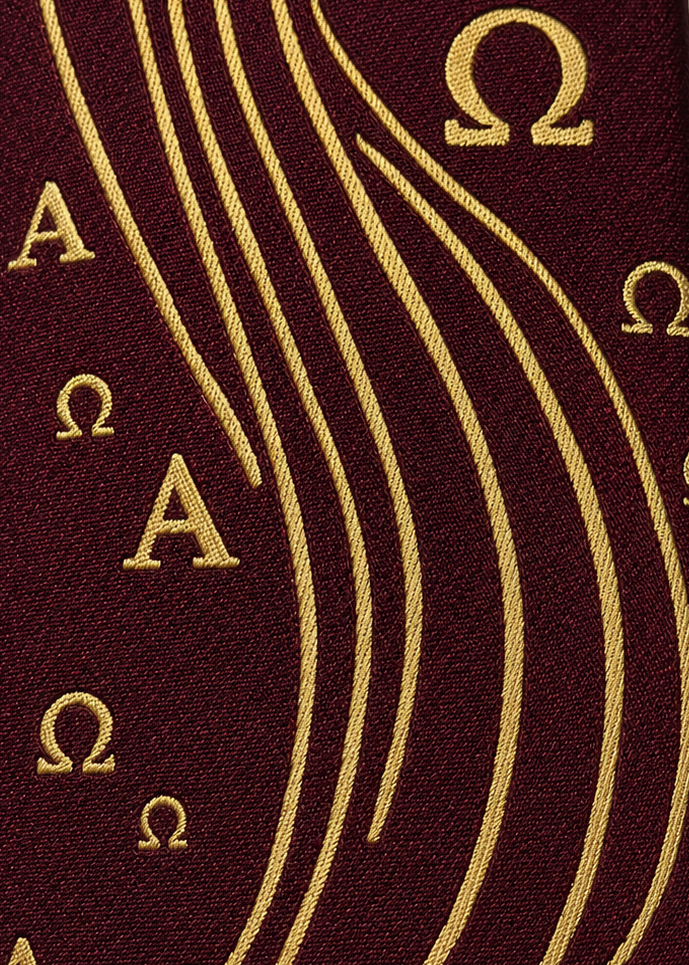 Alpha & Omega Christian Tie