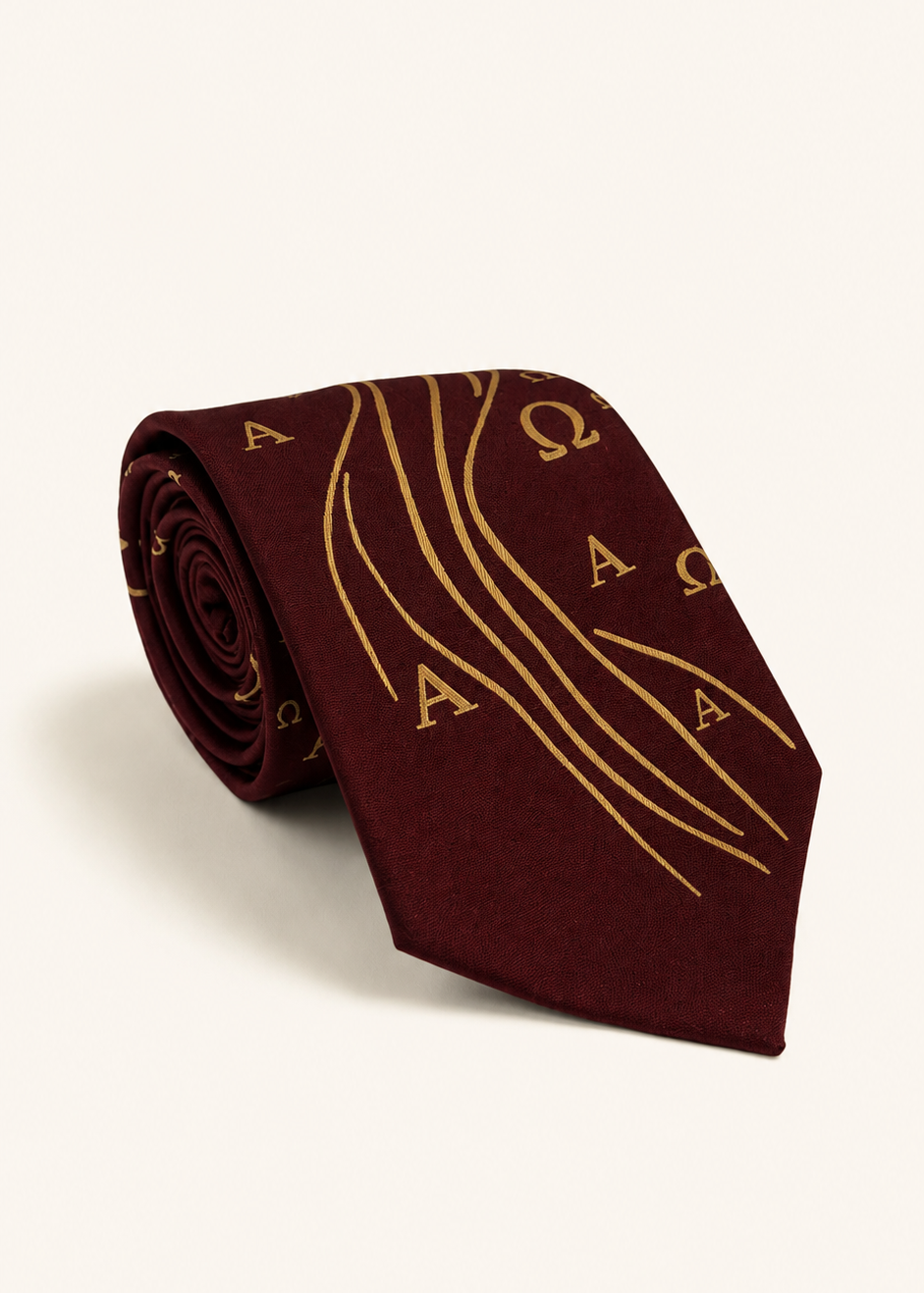 Alpha & Omega Christian Tie