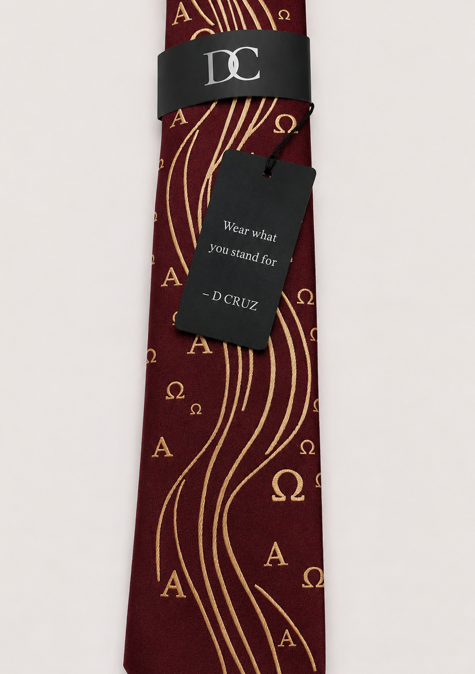 Alpha & Omega Christian Tie