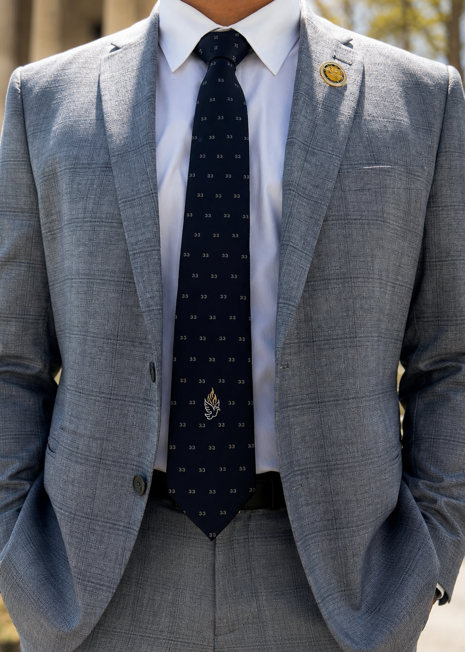 Proverbs 3:3 Holy Spirit Christian Tie