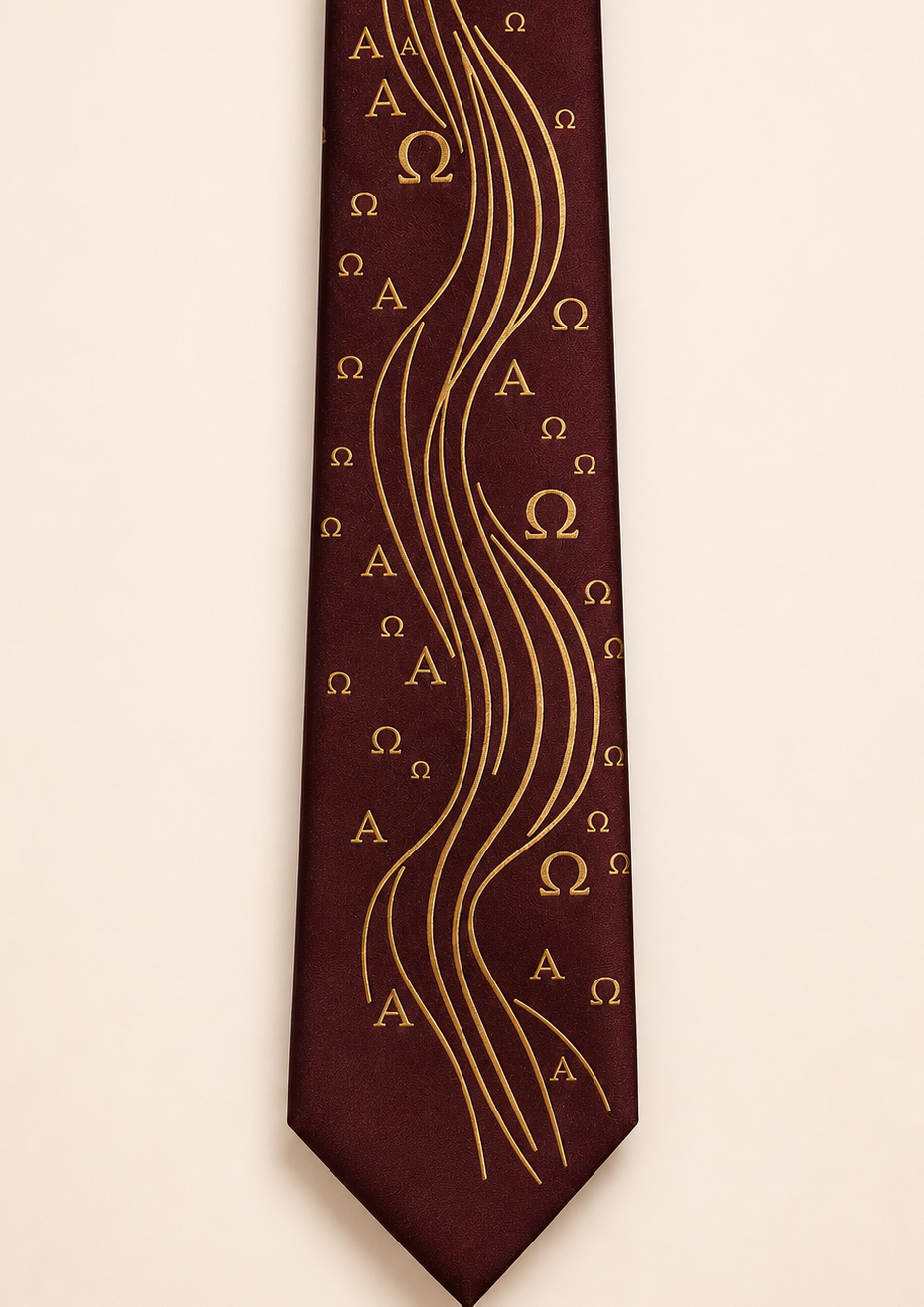 Alpha & Omega Christian Tie
