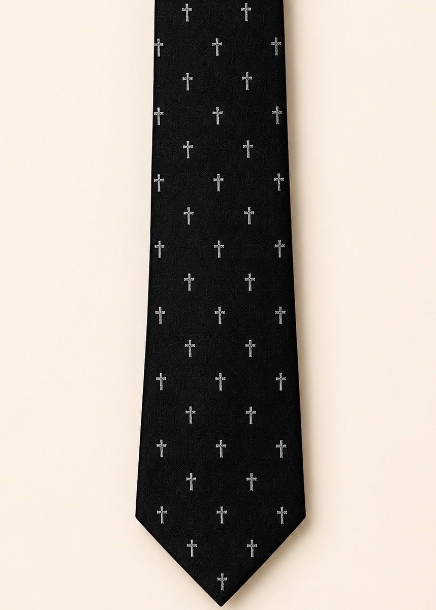 Cross Christian Tie