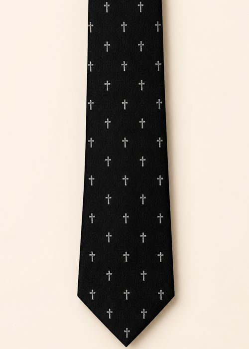 Cross Christian Tie